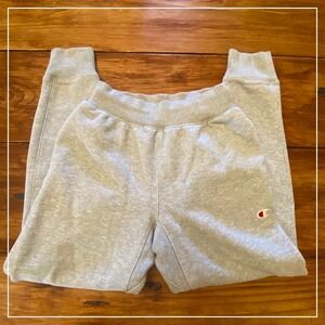 Champion Reverse Weave Joggers Sweatpants Mens Small Gray Athletic Gym